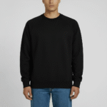 Men's Crew Neck Sweatshirt Black