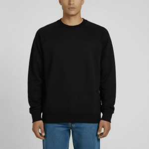 Men's Crew Neck Sweatshirt Black