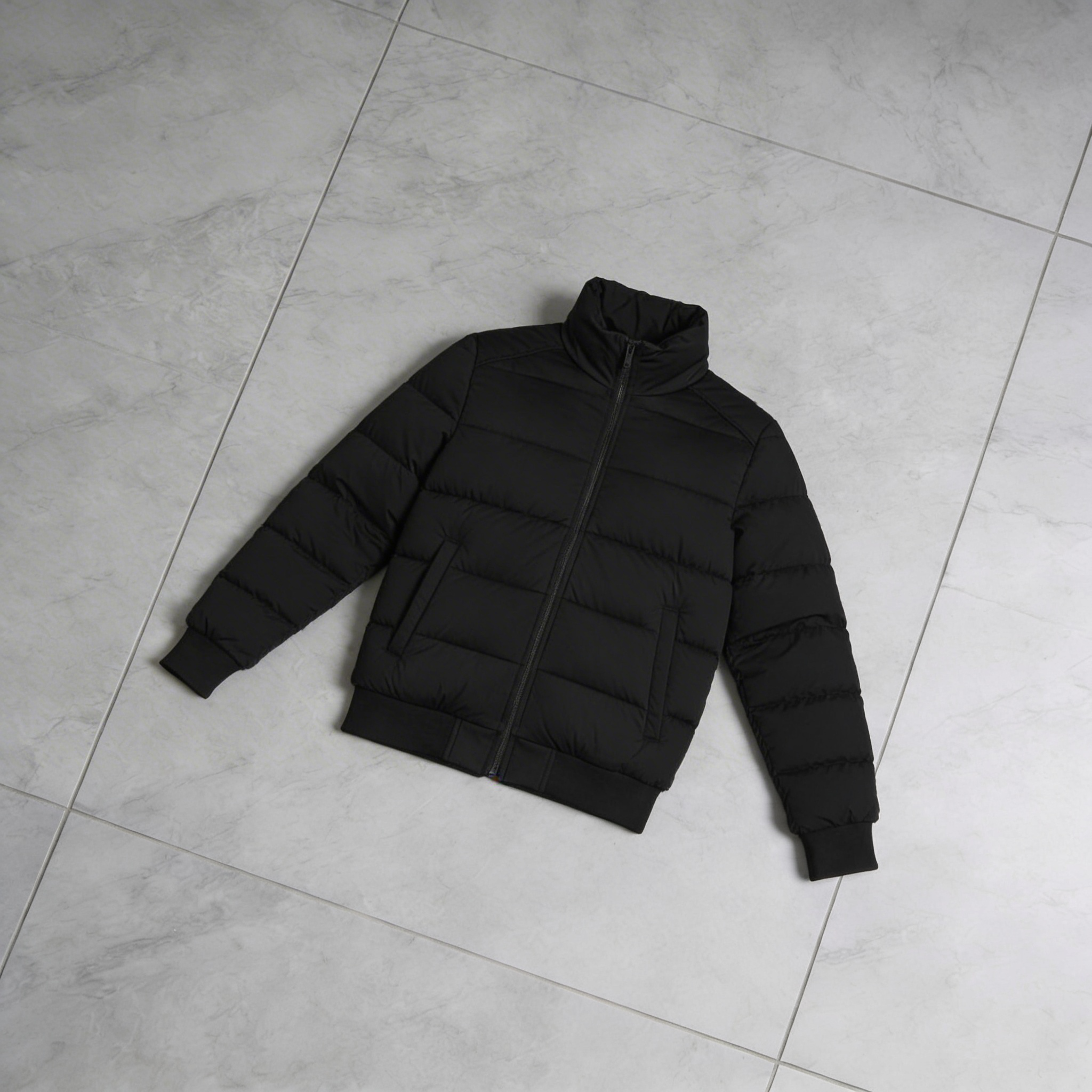 Men's Black Puffer Jacket